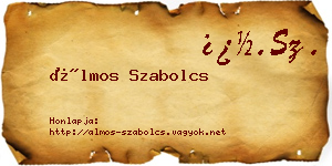 Álmos Szabolcs névjegykártya